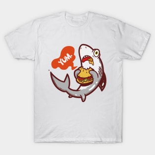 Burger Shark T-Shirt